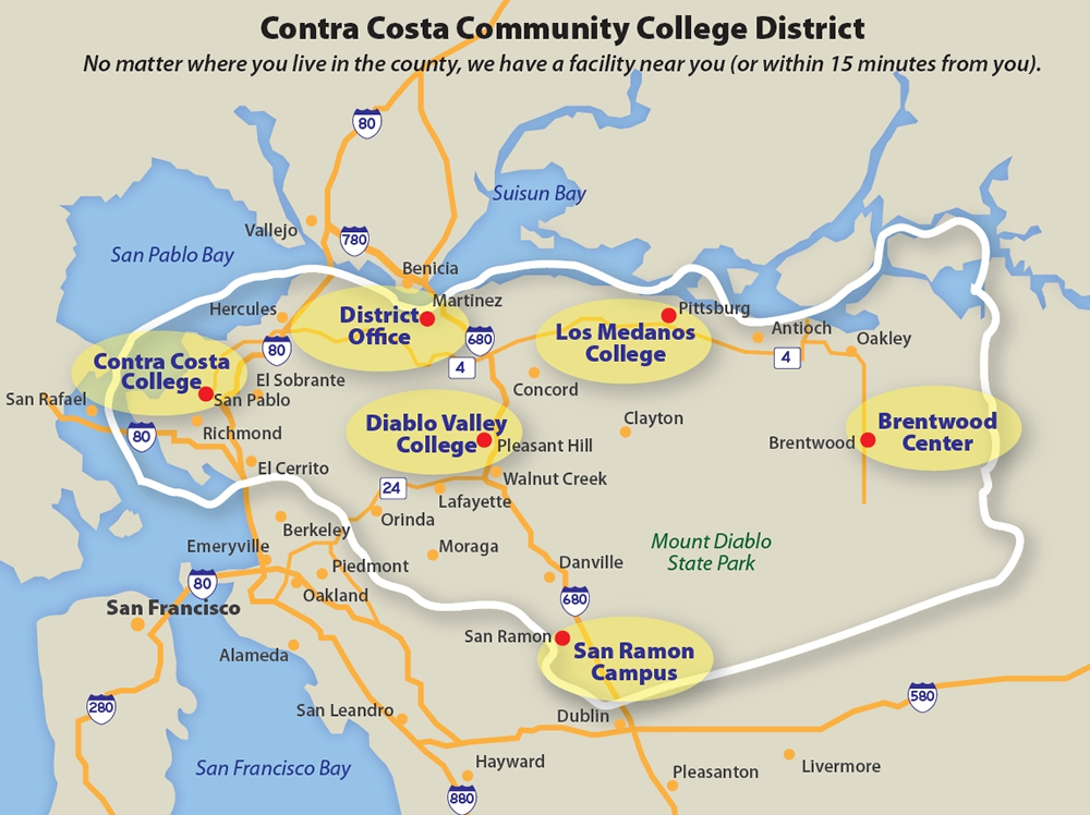 CCCCD Area Map